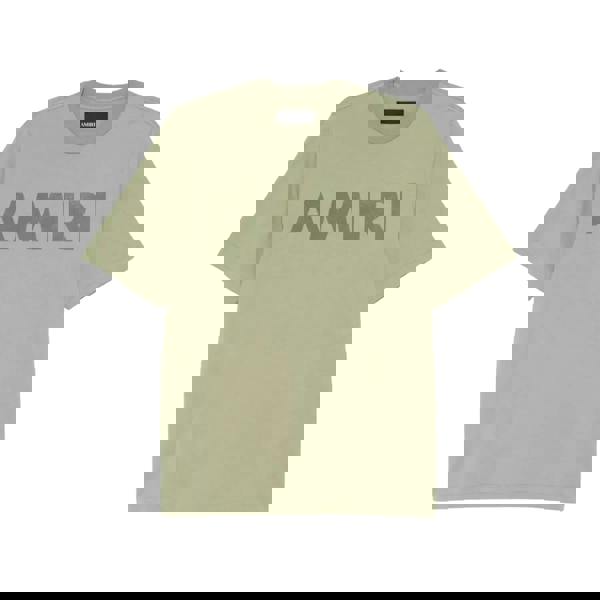 Amiri Logo Printed T-Shirt   in  Green