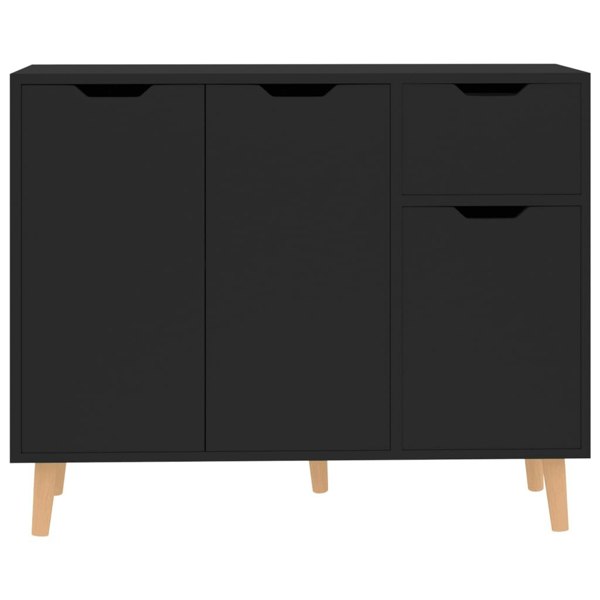 Berkfield Sideboard Black 90x30x72 cm Engineered Wood