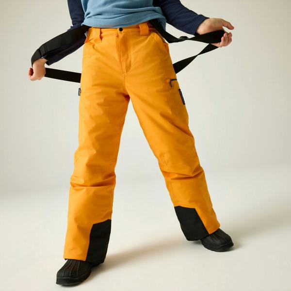 Dare 2B Childrens/Kids Pow III Insulated Ski Trousers - Electric Orange - 