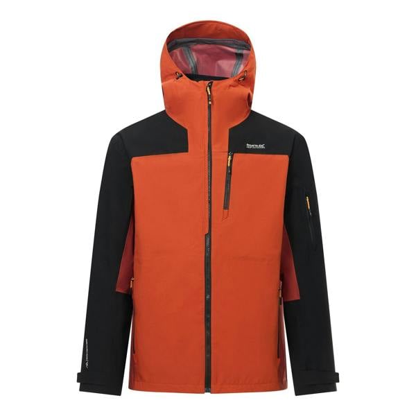 Regatta Mens Sacramento 3 in 1 Waterproof Jacket - Burnt Henna/Rooibos Tea - 