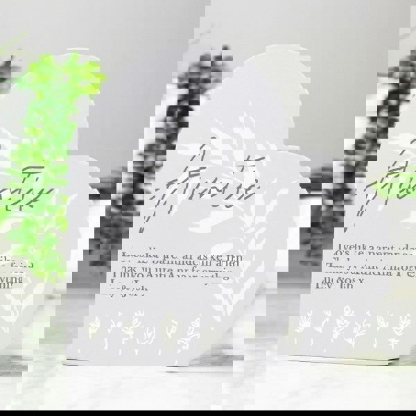 Personalised Memento Company Personalised Wooden Heart Ornament