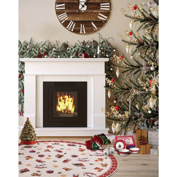 The Rugs Nostalgic Christmas Fun Design Rug