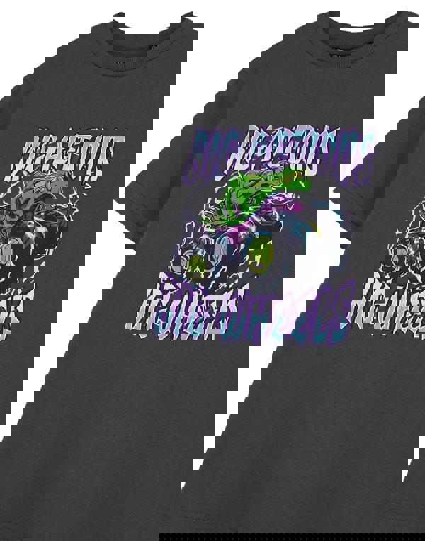 Hot Wheels Boys Grey Big Action Short Sleeved T-Shirt