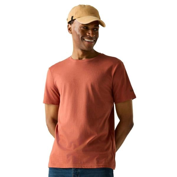 Regatta Mens Tait Lightweight Active T-Shirt - Brick - 