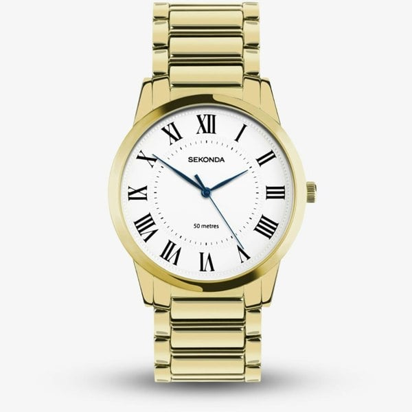 Sekonda Mens Beaumont Gold Plated Watch 30247