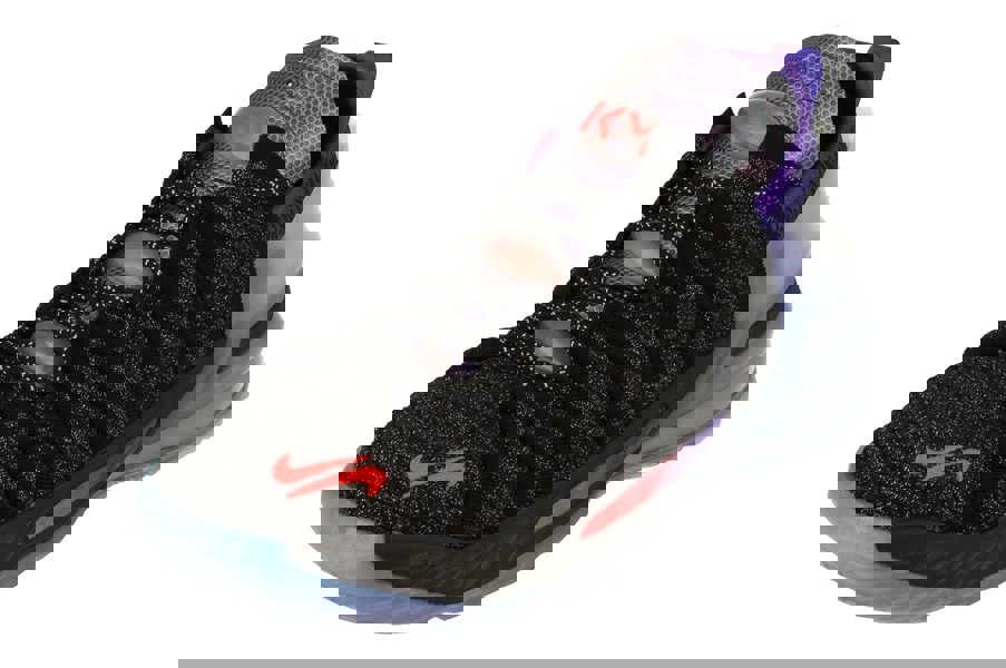 Nike Leborn Xviii Nrg GS Basketball Trainers Ct4677  001 - Black Bright Crimson 001 - Photo 0