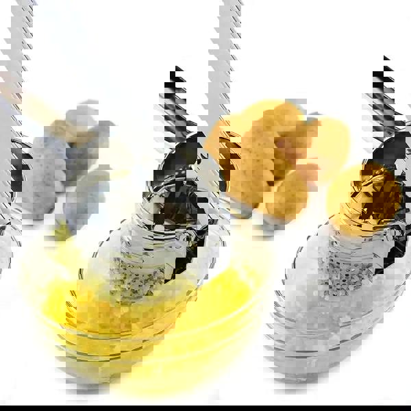 KAV Potato Ricer Masher Lemon Squeezer Fruit Press - Stainless Steel Mash for Effortless Food Preparation, Professional Grade Kitchen Tool