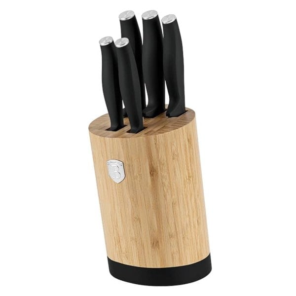 🔪 Elevate your kitchen with the Berlinger Haus BH2753 6-Piece Knife Set. Precision, style, and a sleek bamboo stand for a perfect blend of function and design!