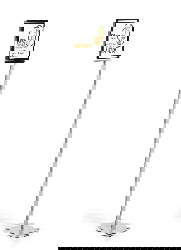 Durable INFO STAND BASIC Aluminium Display Panel Info Floor Sign A4 | 1.3m