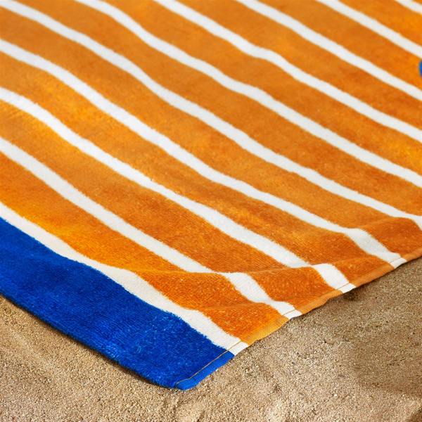 Hot Dog Orange Beach Towel 76x160cm