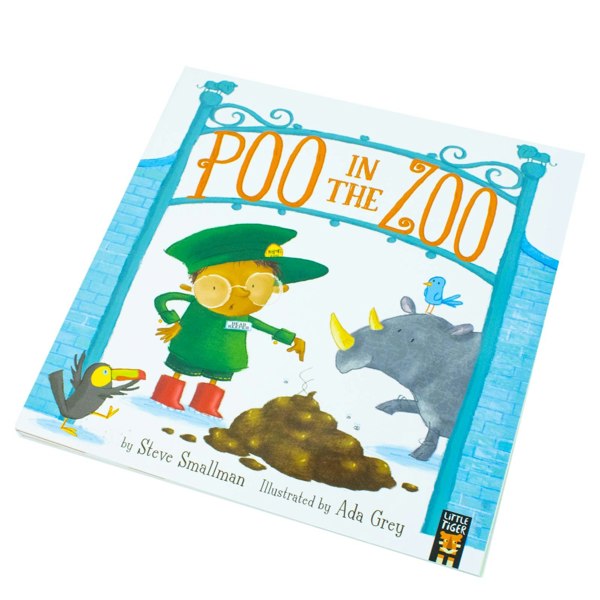 Poo in the Zoo Series 4 Book Set By Smallman & Grey (Poo in the Zoo, Merry Poopmas! & More)