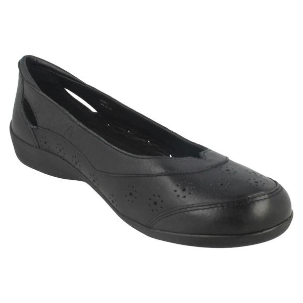 Padders Ladies Padders Cut Out Ballerina Flats Demi 2