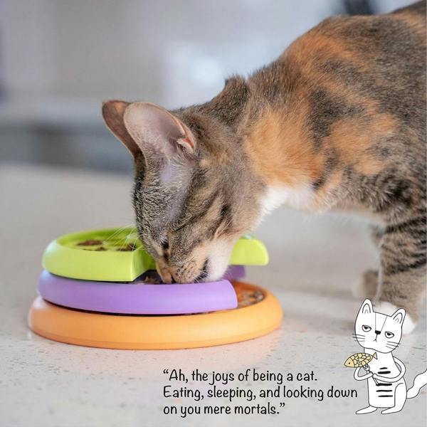 Nina Ottosson Lickin Layers Kitty Puzzle n Feeder