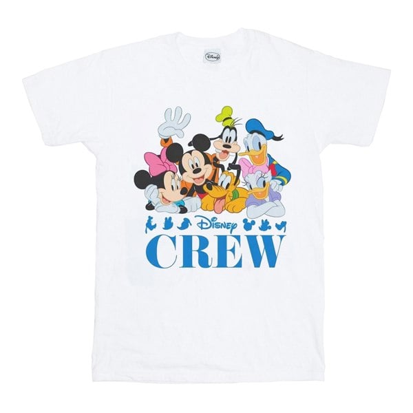 Disney Mens Mickey Mouse Disney Friends T-Shirt - White