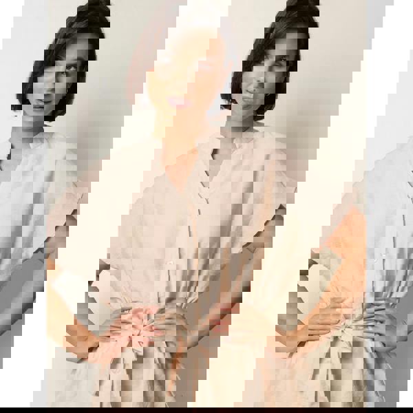 Blue Vanilla Two Piece Belted Co-Ord Set