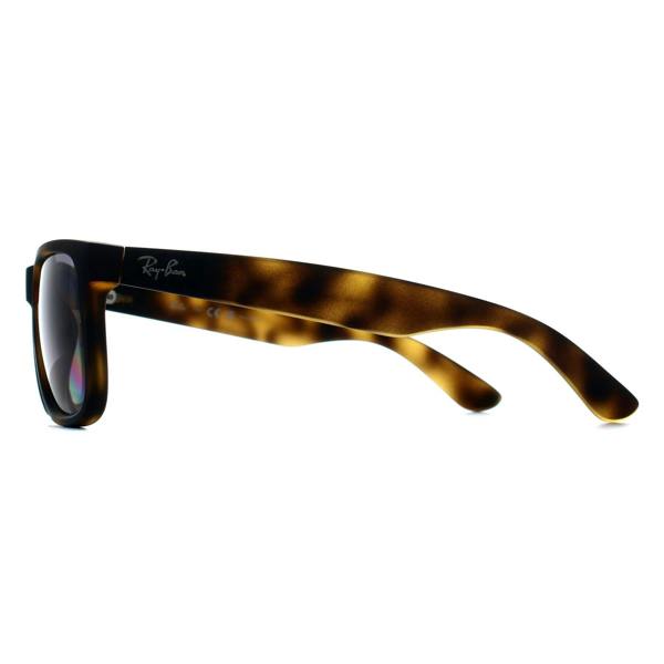 Ray-Ban Sunglasses RB4165 Justin 865/8S Matte Havana Blue Gradient Polarized
