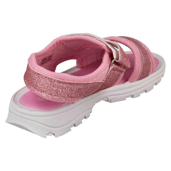 Spot On Girls Spot On Hook & Loop Strap Glitter Sandals H0366