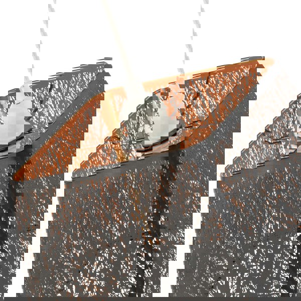 Matte Black Tree Forest Pendant Lighting Shade with Satin Gold Inner Image 5