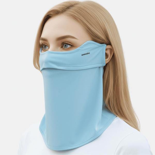Anniou Dust Face Mask UPF 50+ - One Size - sky blue