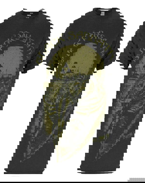 Amplified Clothing Mens Grey Black Sabbath Short Sleeved T-Shirt