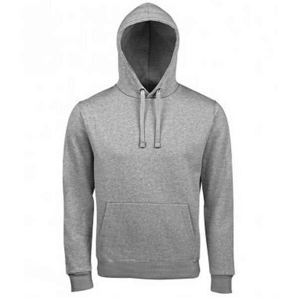 SOLS Unisex Adults Spencer Hooded Sweatshirt - Grey Marl - 