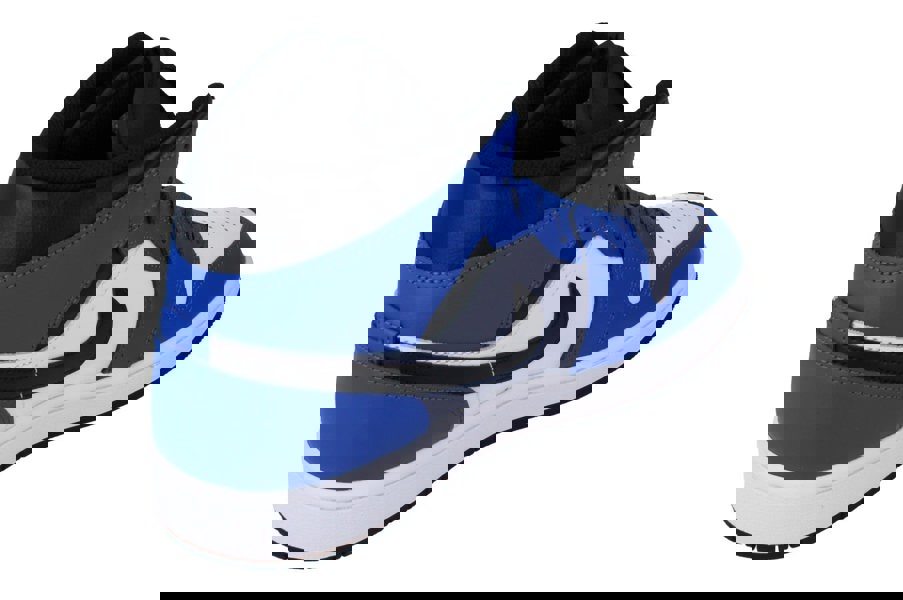 Nike Air Jordan 1 Mid Mens Trainers Dq8426  402 - Game Royal Black White 402 - Photo 2