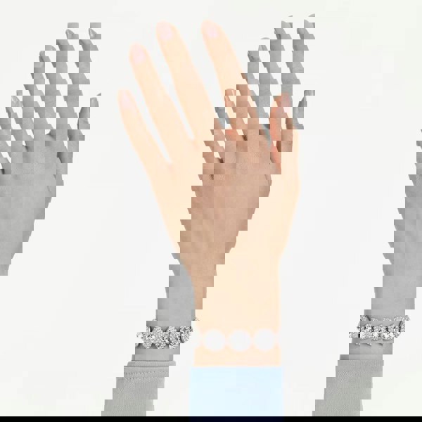 Swarovski Una Rhodium Plated White Crystal Bracelet 5735343