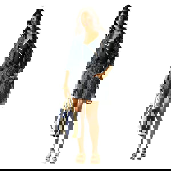 Regatta Womens/Ladies Sabelle Vertical Stripe Casual Shorts - Navy/White - 