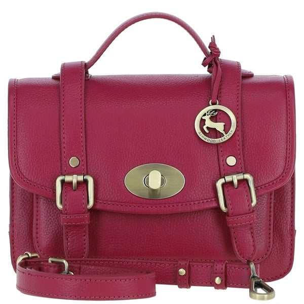 Stylish Real Leather Large Satchel Bag: y-63