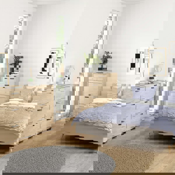 Furniture To Go Sofia Chest 3 + 2 Drawers Jackson Hickory