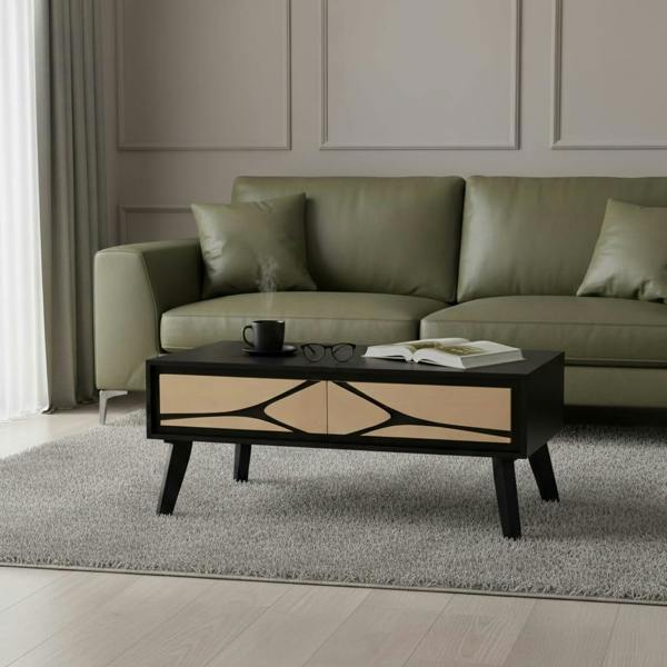 IH Design Dusk Mango Wood Coffee table with Storage