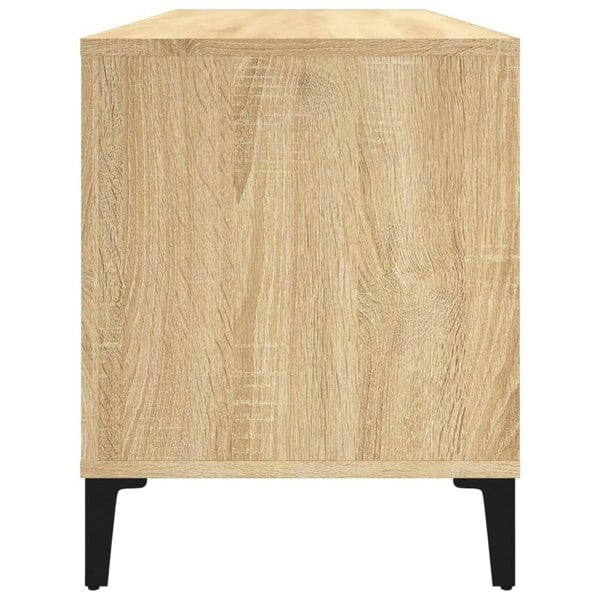 Berkfield Record Cabinet Sonoma Oak 100x38x48 cm Engineered Wood
