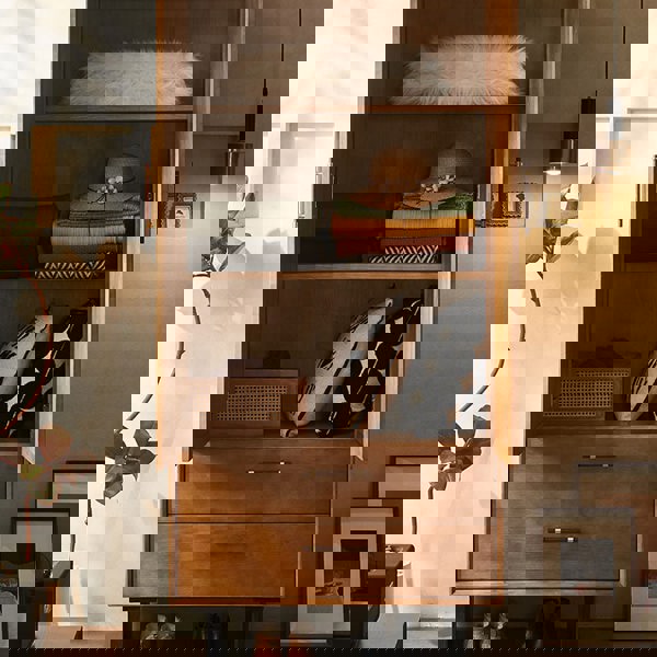 Kaylee Rattan Wardrobe, Solid Wood-Rit Concept-Style A-Rit Concept