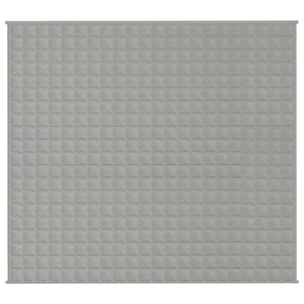 Berkfield Weighted Blanket Grey 200x225 cm 13 kg Fabric