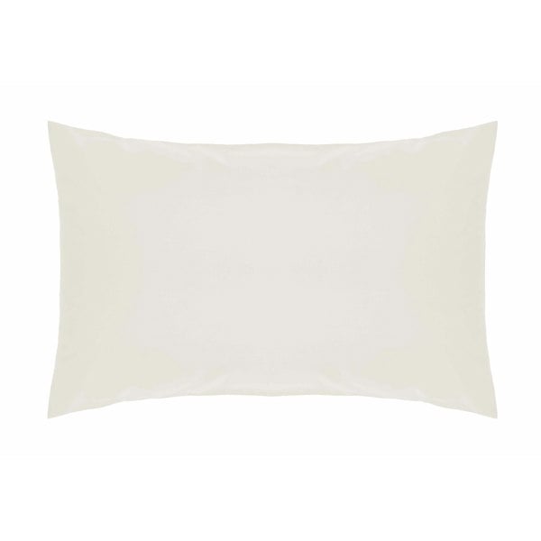 Belledorm Cotton Peracle Plain Pillowcase - Ivory