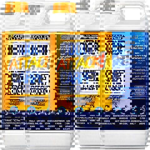 ProKleen Pro-Kleen Odour Attack Pet Carpet Cleaner Shampoo Contains Active Enzymes to Digest Proteins 10L