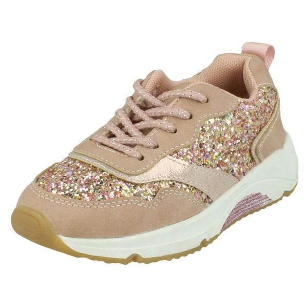 Spot On Girls Spot On Glittery Trainers H2648
