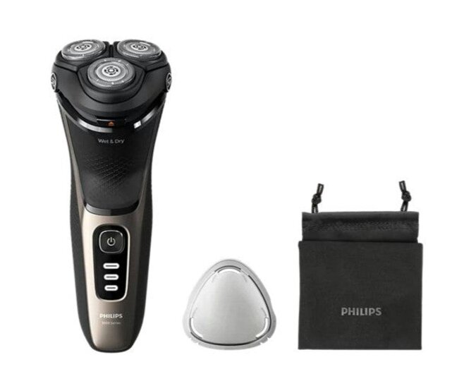 Philips PQ206/18 & S3242/12 Shaver & Trimmer Grooming Bundle