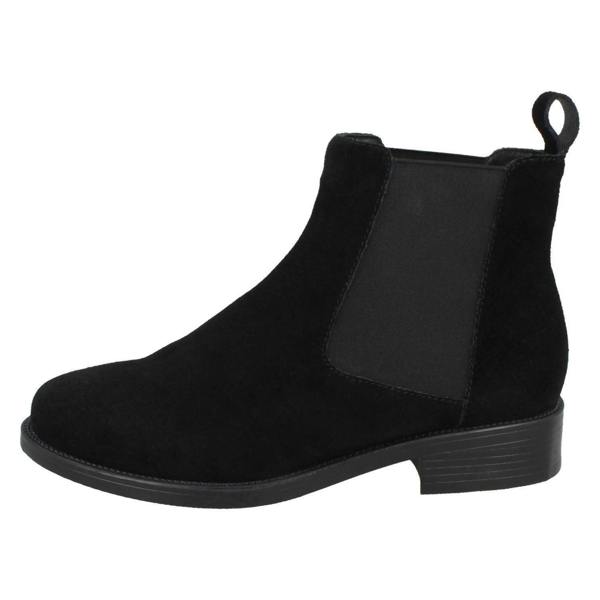 Leather Collection Ladies Leather Collection Suede Leather Ankle Boots F50979