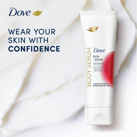 Dove Cica Repair Body Serum Hyaluronic Acid Niacinamide Moisturiser, 12x200ml