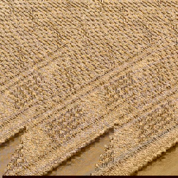 Livabliss Mirage-Cottage Tan Brown Fringe In- & Outdoor Jute-Look Rug