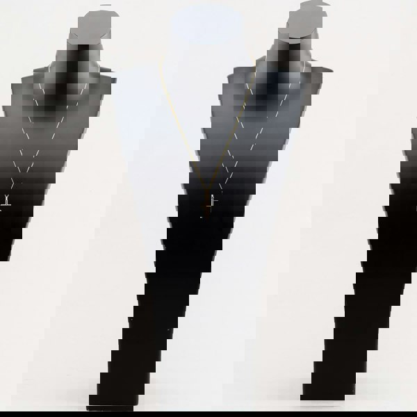 T. H. Baker 9ct Yellow Gold Cross Pendant Necklace 1.64.2641