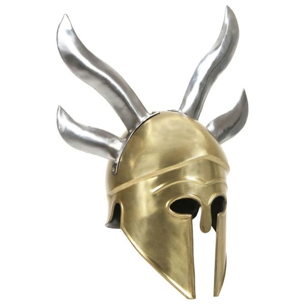 Berkfield Greek Warrior Helmet Antique Replica LARP Brass Steel