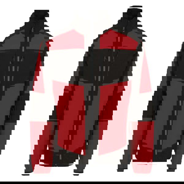 Regatta Professional Unisex Adult 2 Layer Soft Shell Jacket - Classic Red/Black