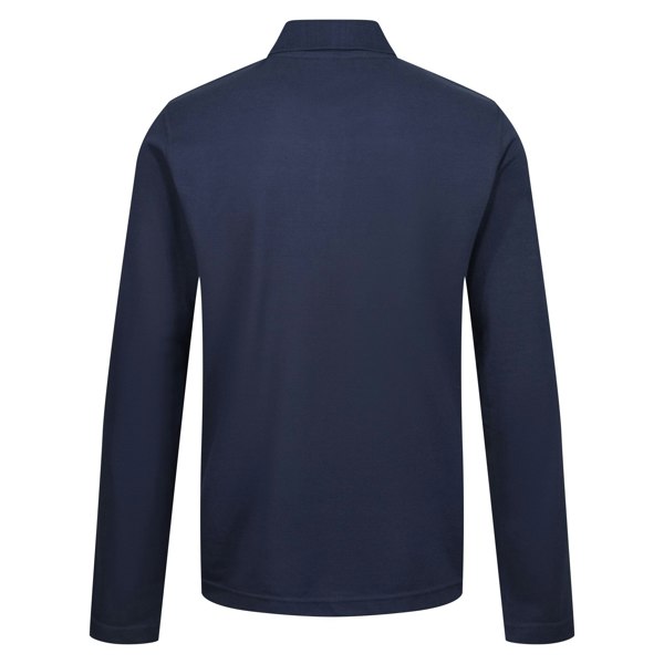 Regatta Mens Pro Long-Sleeved Polo Shirt - Navy