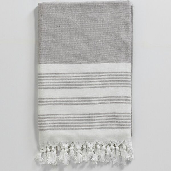 Cotton and Olive Meridien Cotton Bath Towel, Double-Faced | SECONDS