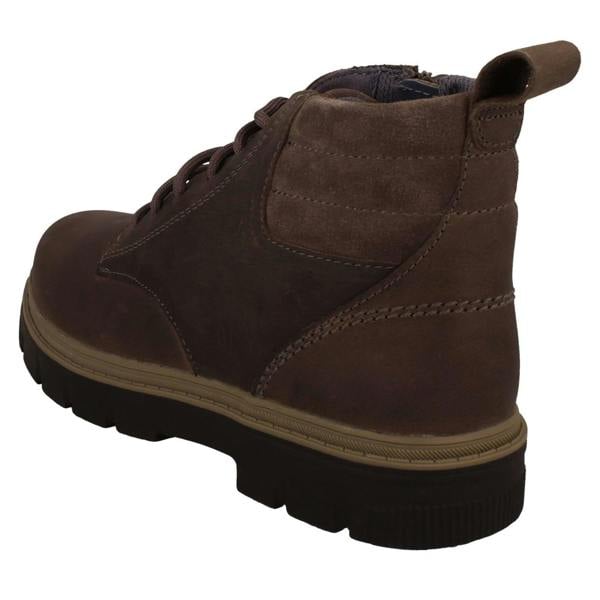 Clarks Boys Clarks Lace Up Ankle Boots Lorcam Trail