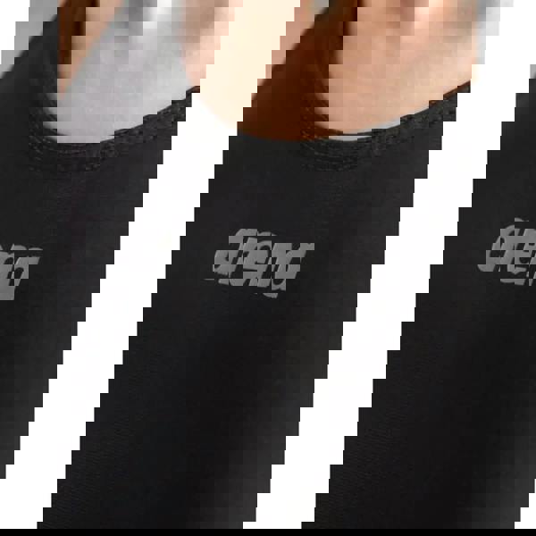 Arena Powerskin ST NEXT black swimsuit with silver logo in recycled fabric