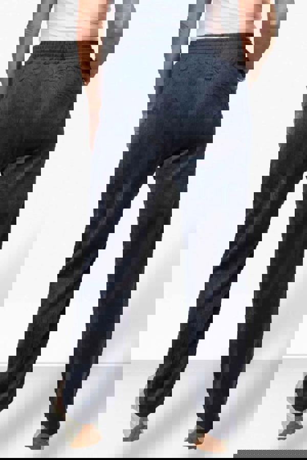 Paulo Due Womens Elastic Waist Corduroy Trousers