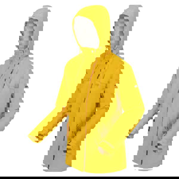 Regatta Womens/Ladies Bria Faux Fur Lined Waterproof Jacket - Sunset - 